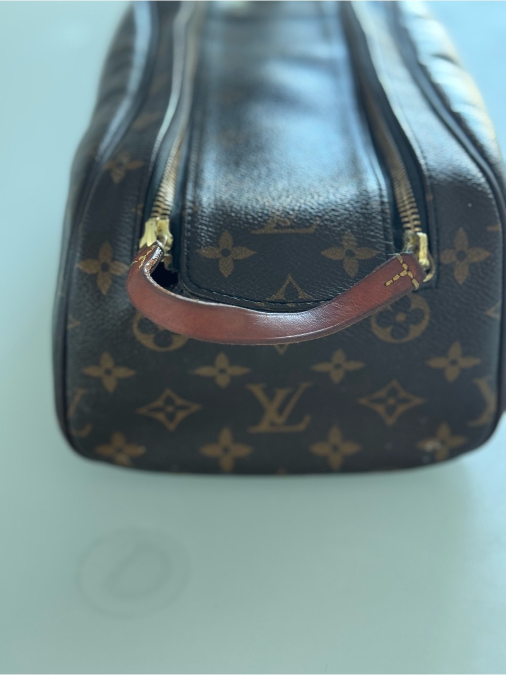 Louis Vuitton Monogram Canvas Cosmetic Pouch in Brown and Tan - Picture 2 of 8
